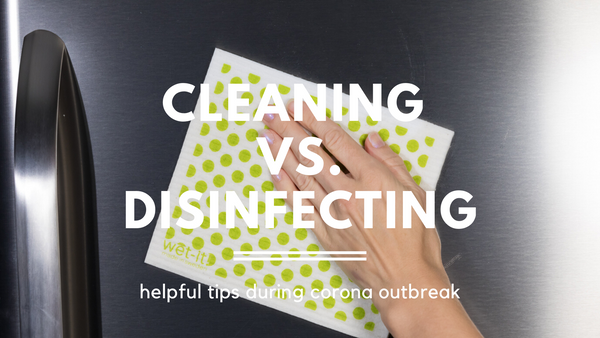 Cleaning vs Disinfecting