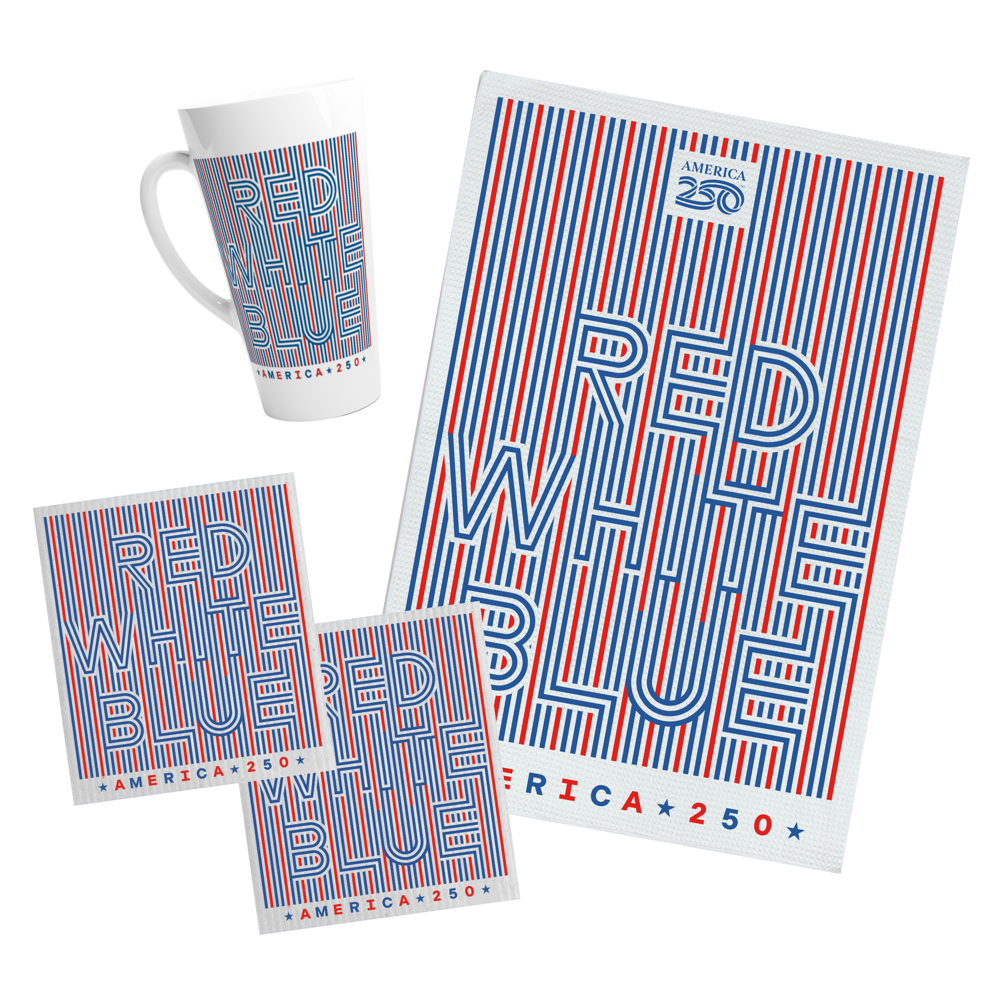 America 250 Stripes Bundle (4-Pack)