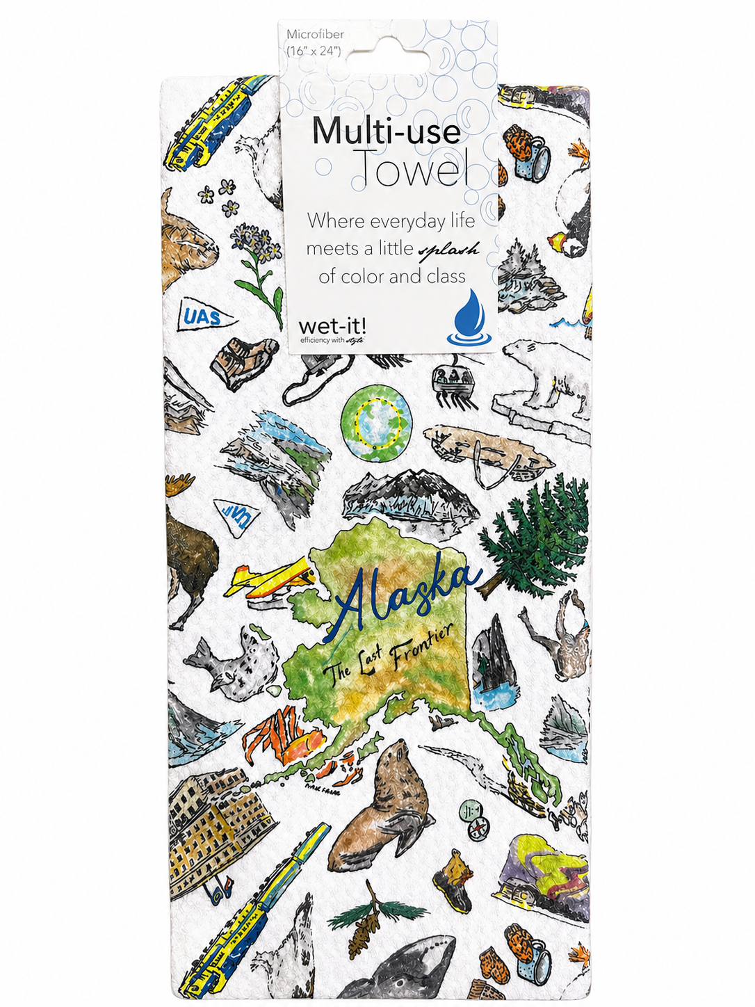 Pippa Alaska tea towel