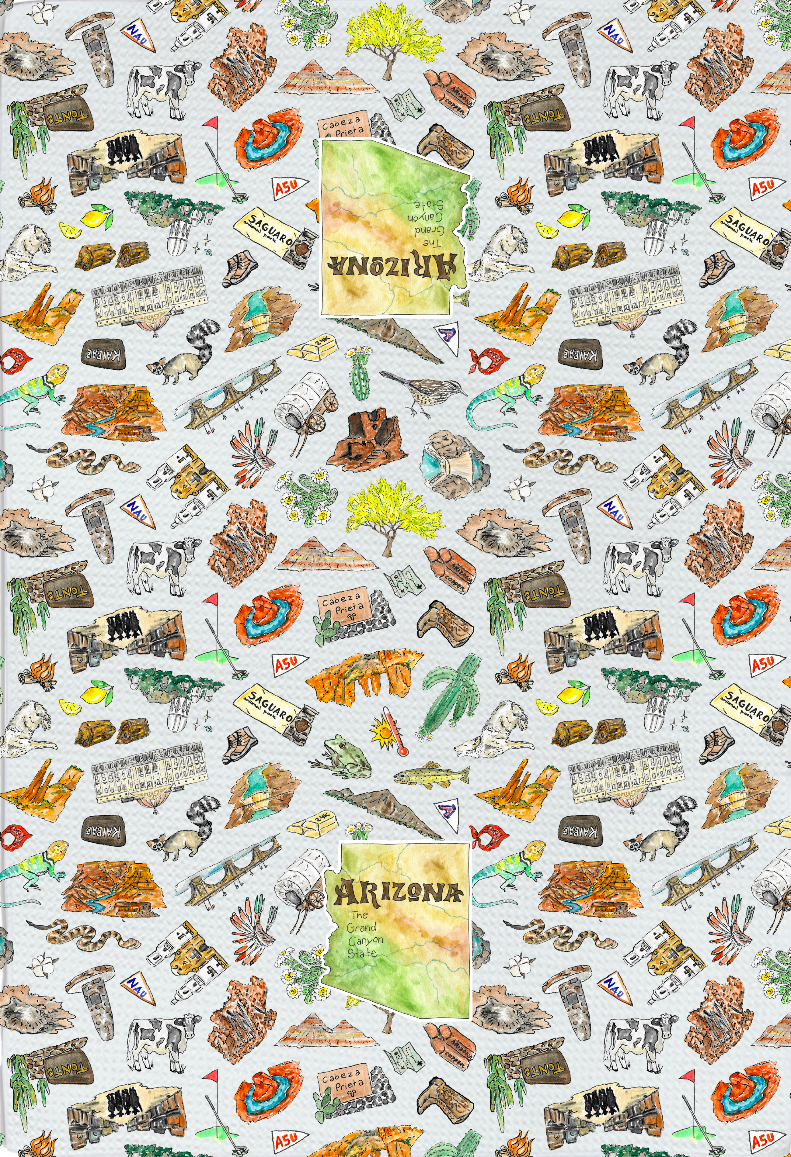 Pippa Arizona tea towel