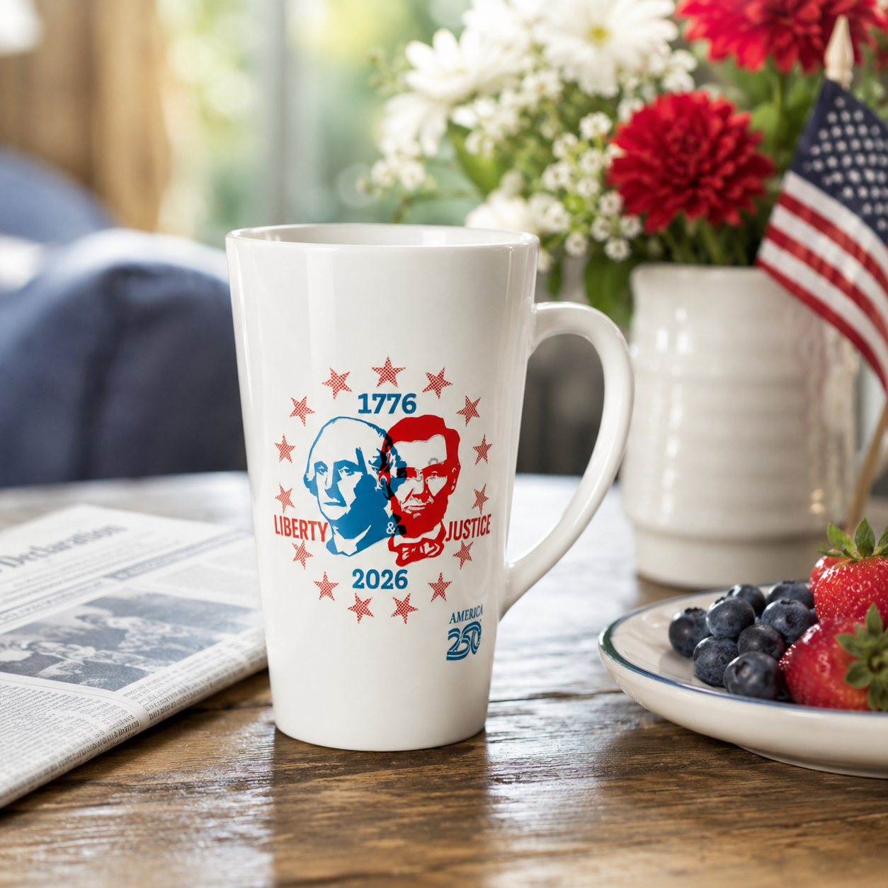 A250 W&L Busts 17oz Latte America 250™ Mug