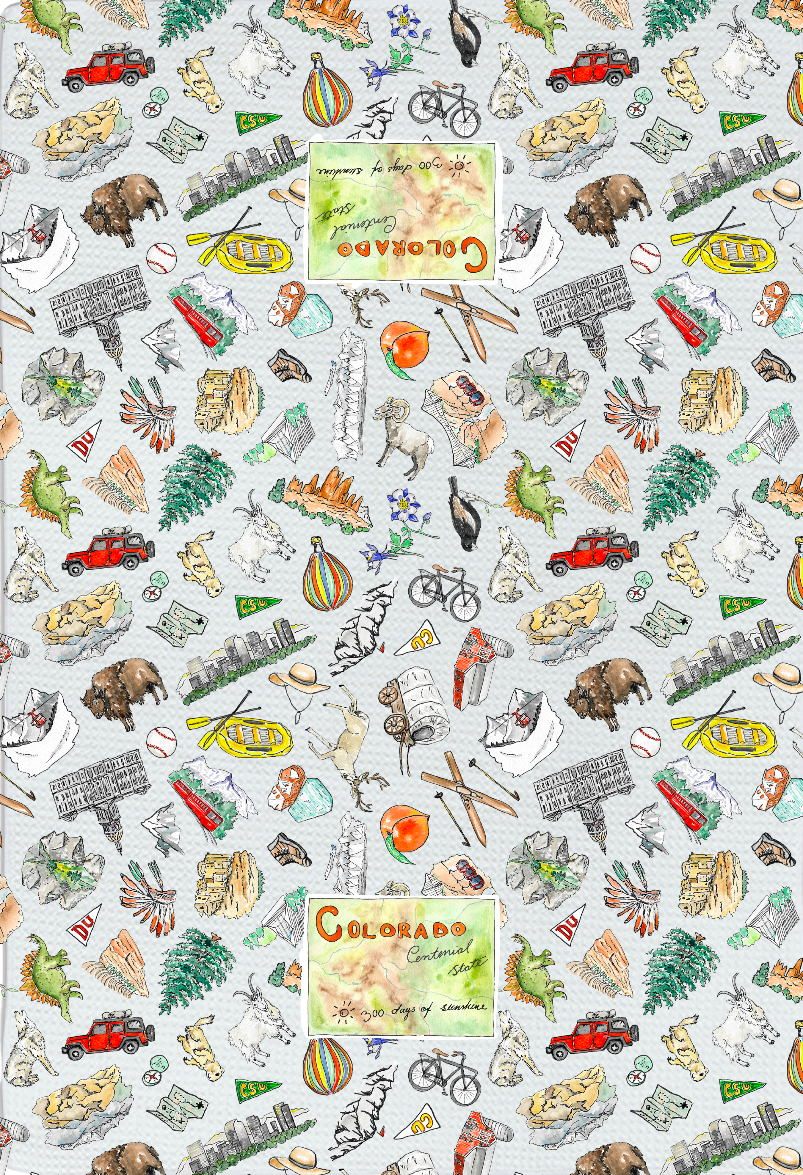 Pippa Colorado tea towel