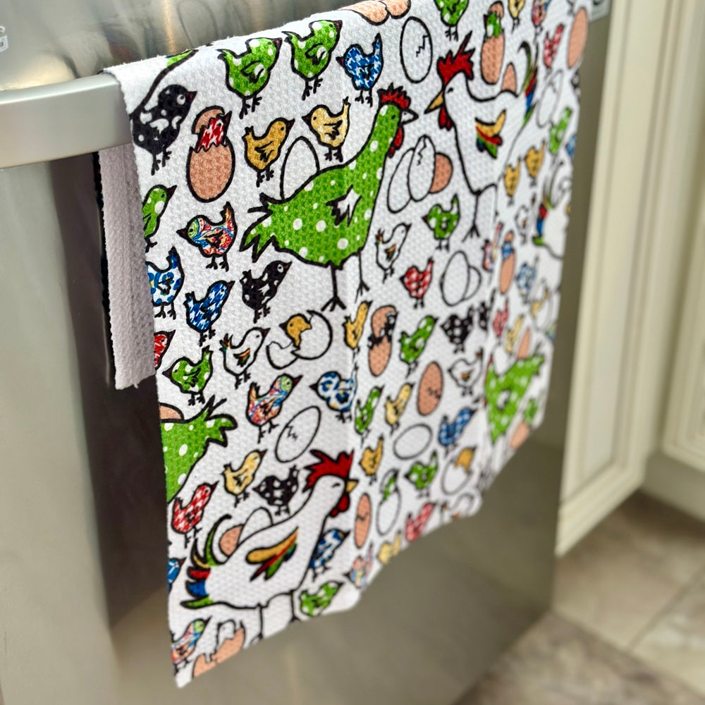 Chicken Coop Tea Towel/Wet-it Bundle (4-Pack)