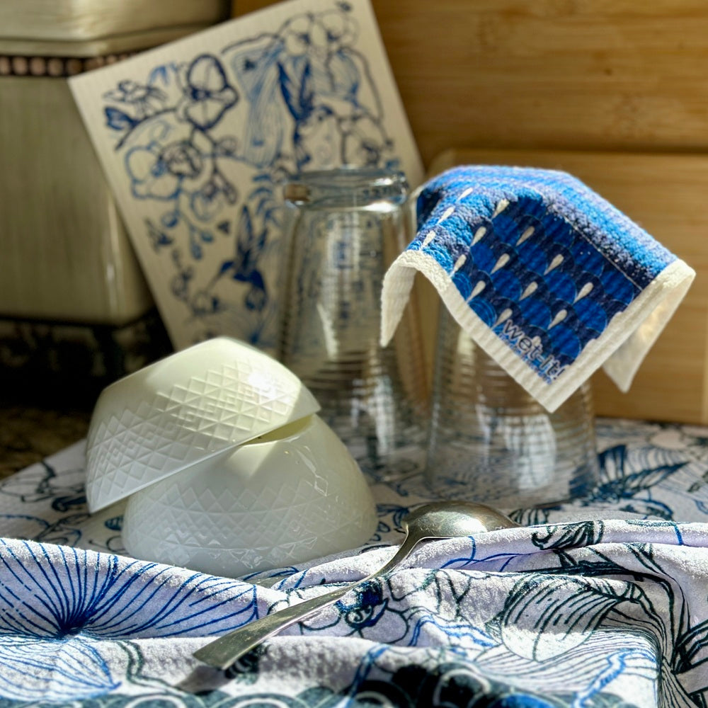 Chinoiserie Towel/Wet-it Bundle (4-Pack)