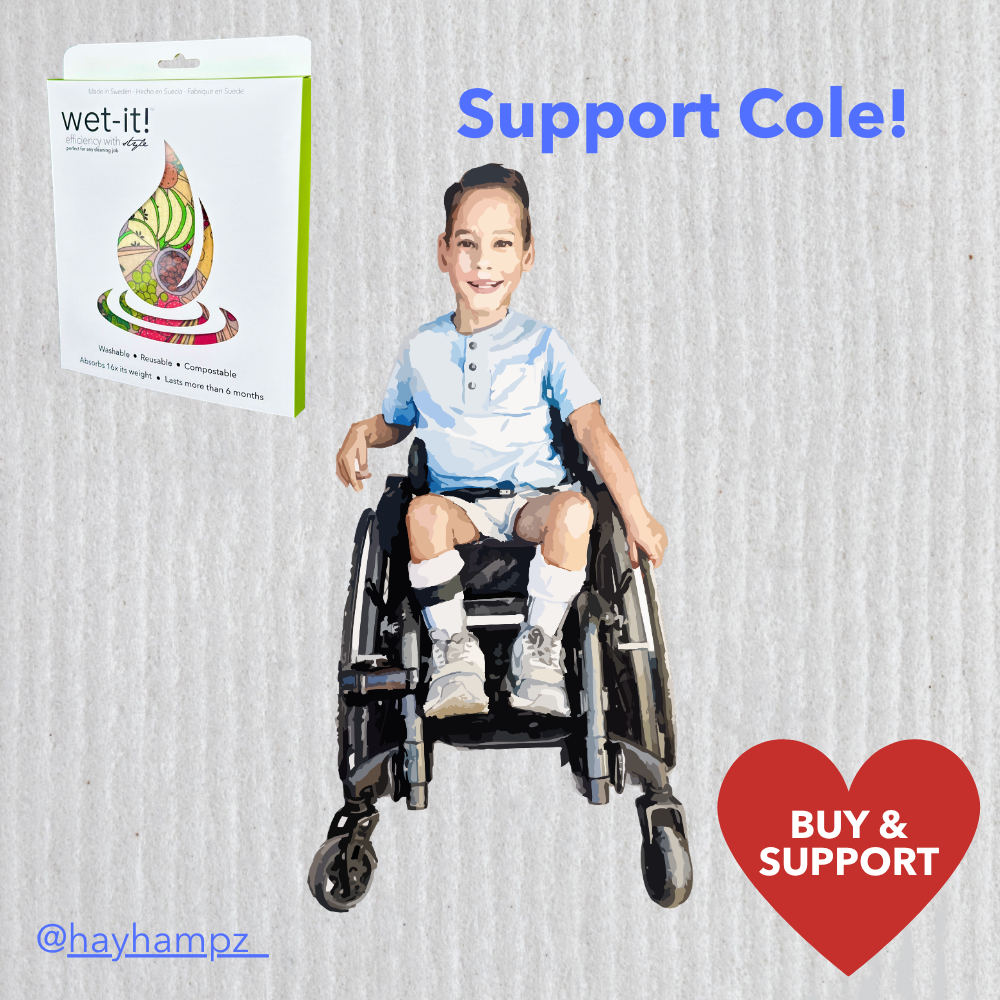 Support Cole Wet-it Cleaning Cloth Bundle (5-Pack)