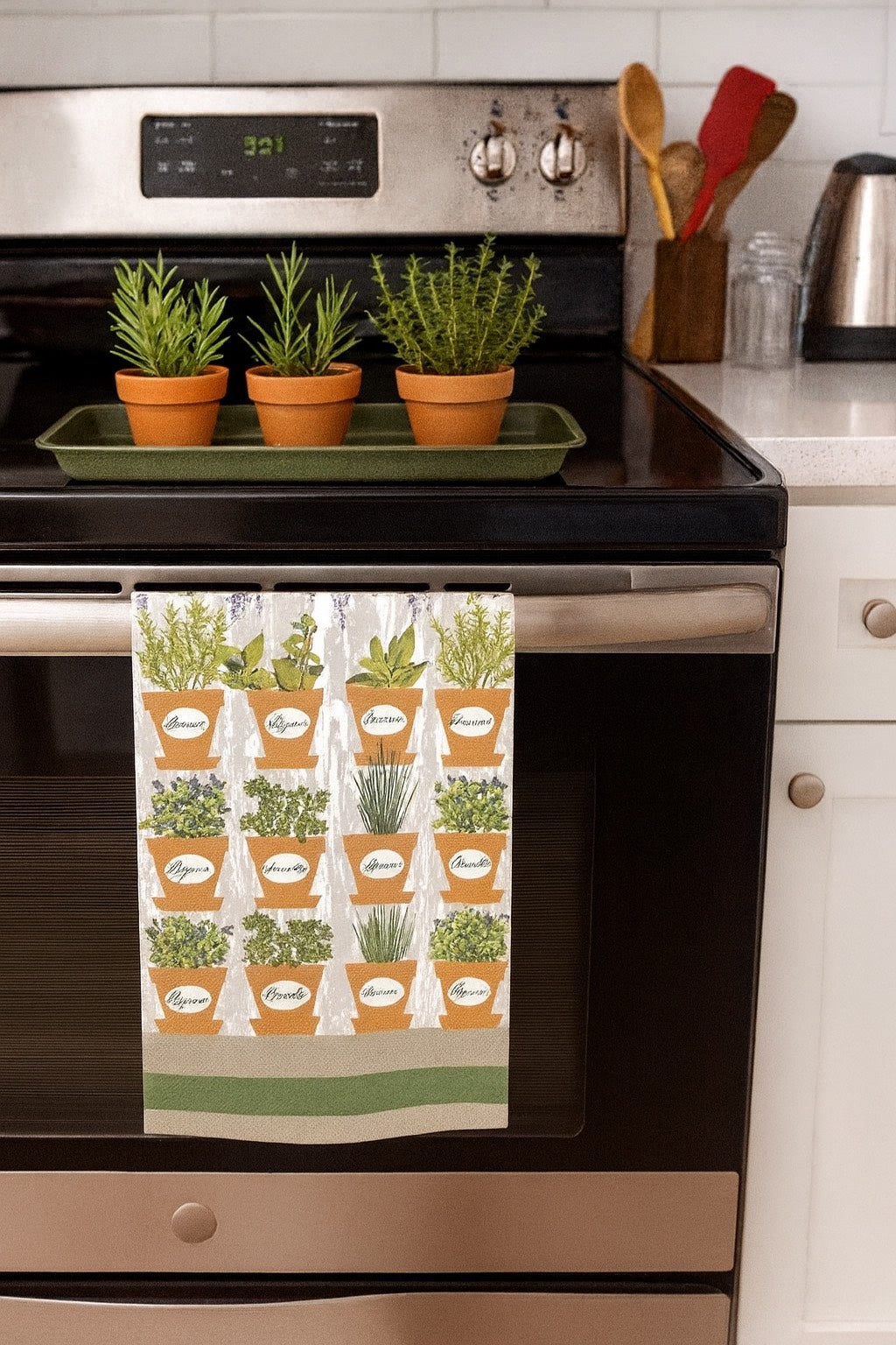 Herb Garden Tea Towel