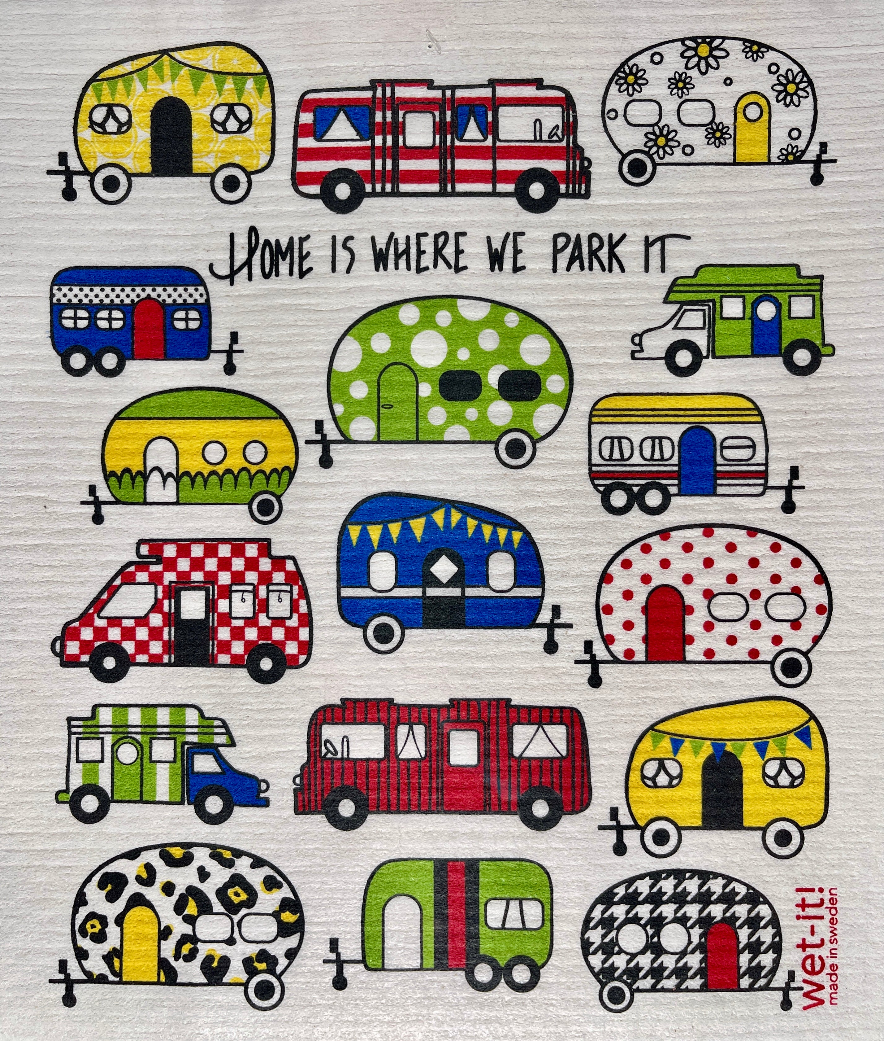 Swedish Cloth with The Campground design