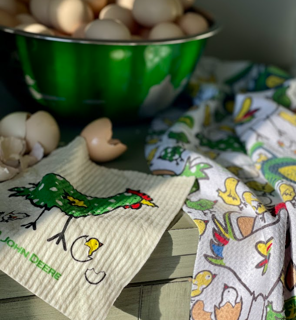 John Deere produce towel