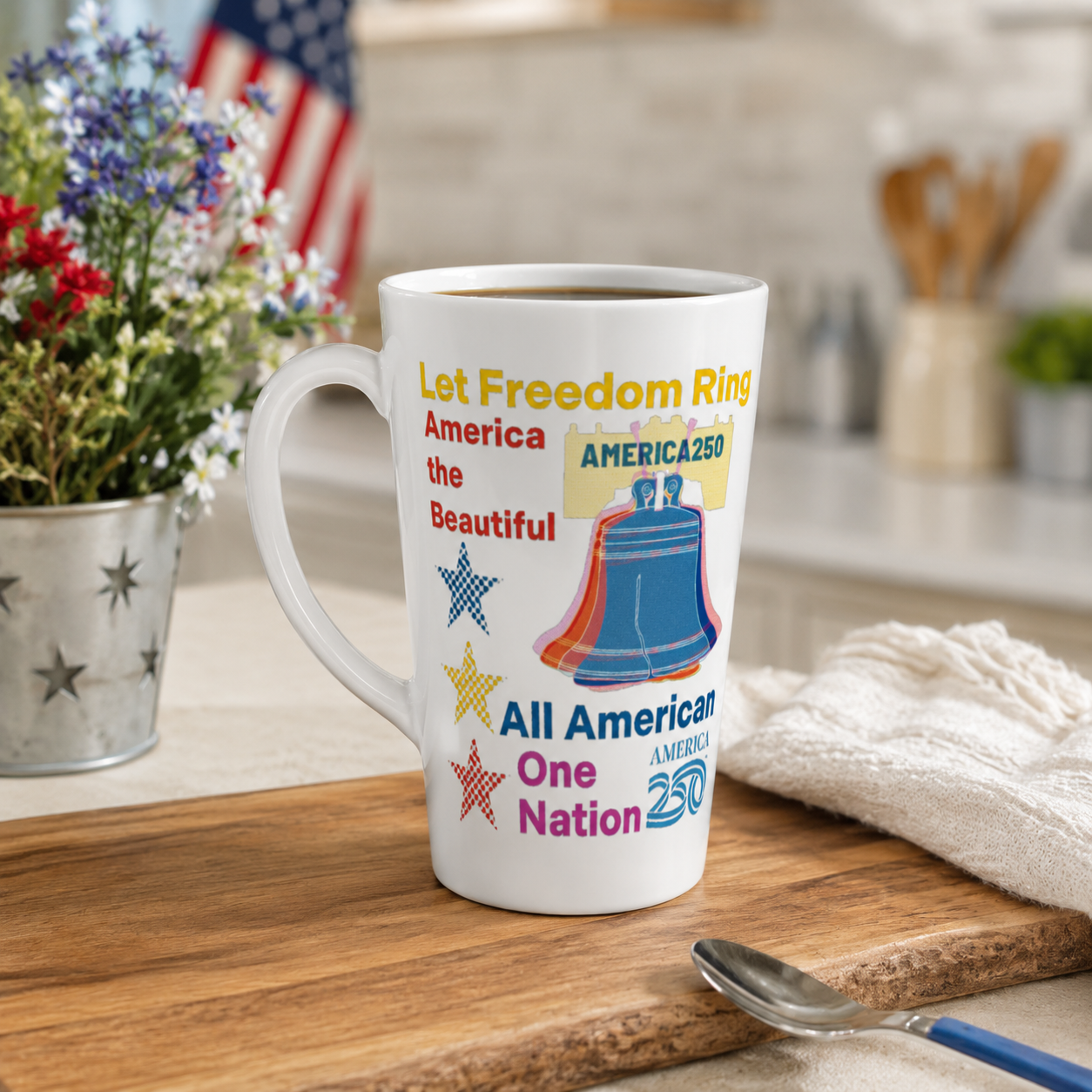 A250 Liberty Bell 17oz Latte America 250™ Mug