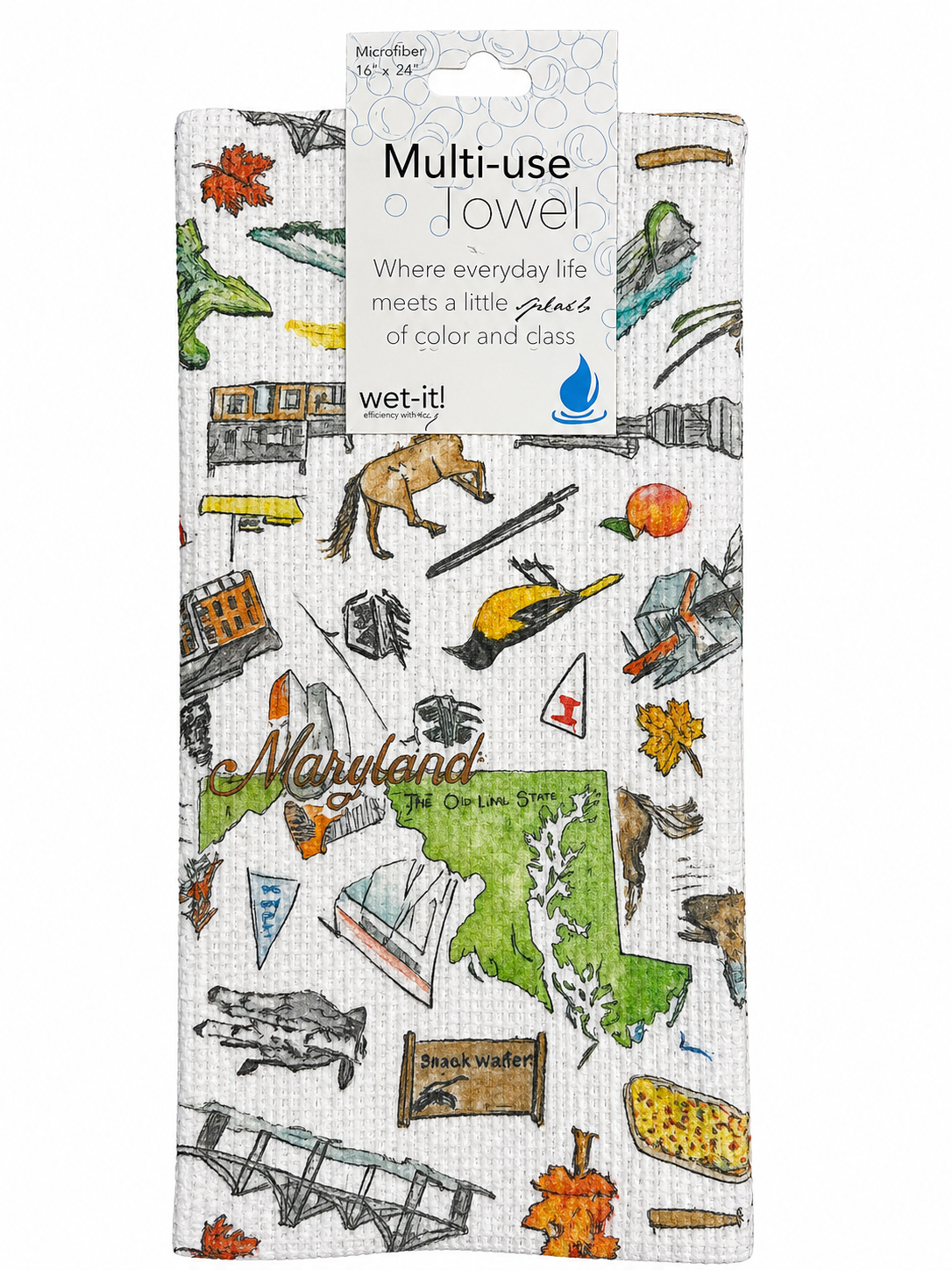 Pippa Maryland tea towel
