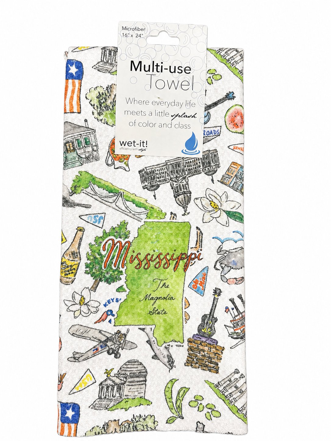 Pippa Mississippi tea towel