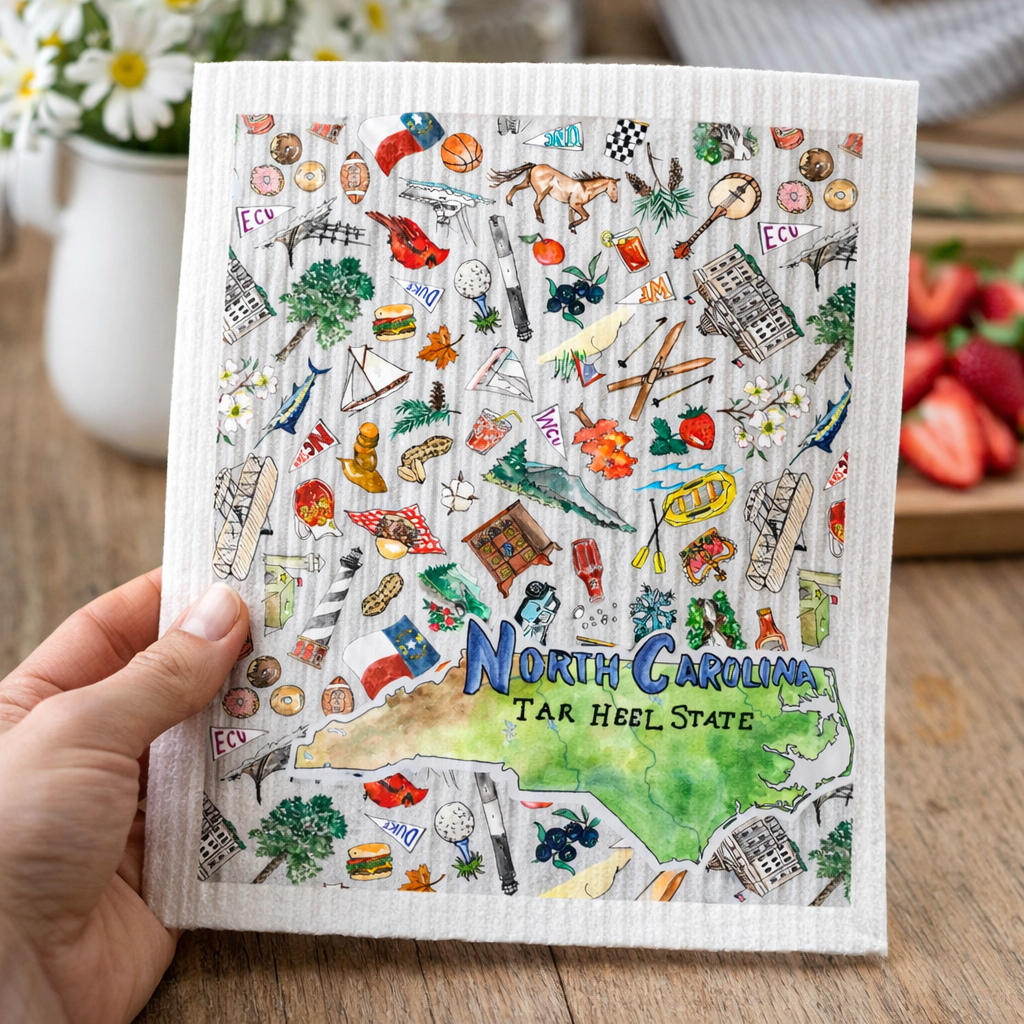 Pippa North Carolina Wet-it Swedish Dishcloth