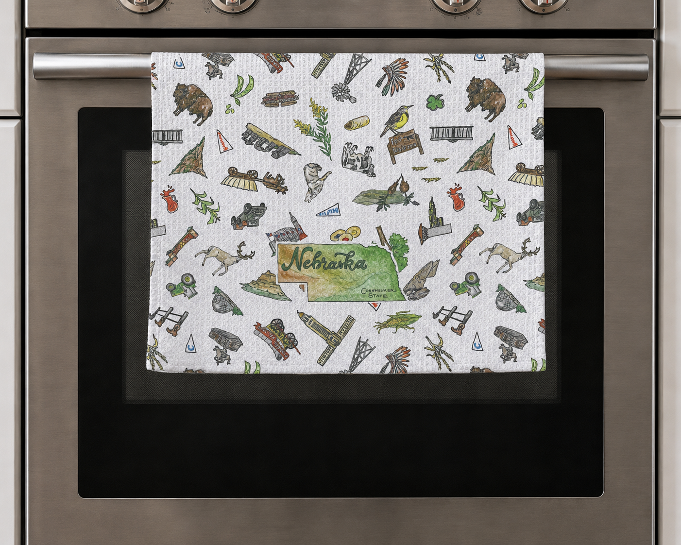 Pippa Nebraska tea towel