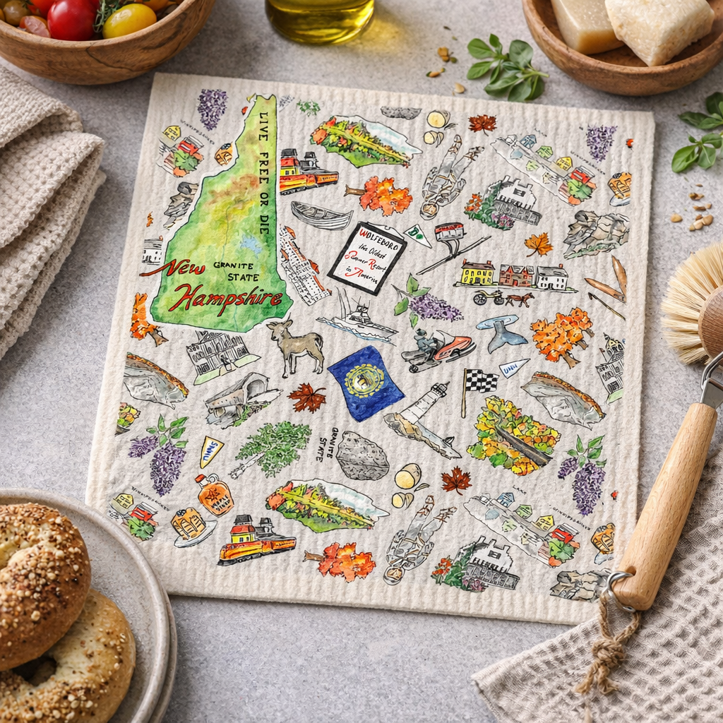 Pippa New Hampshire Wet-it Swedish Dishcloth