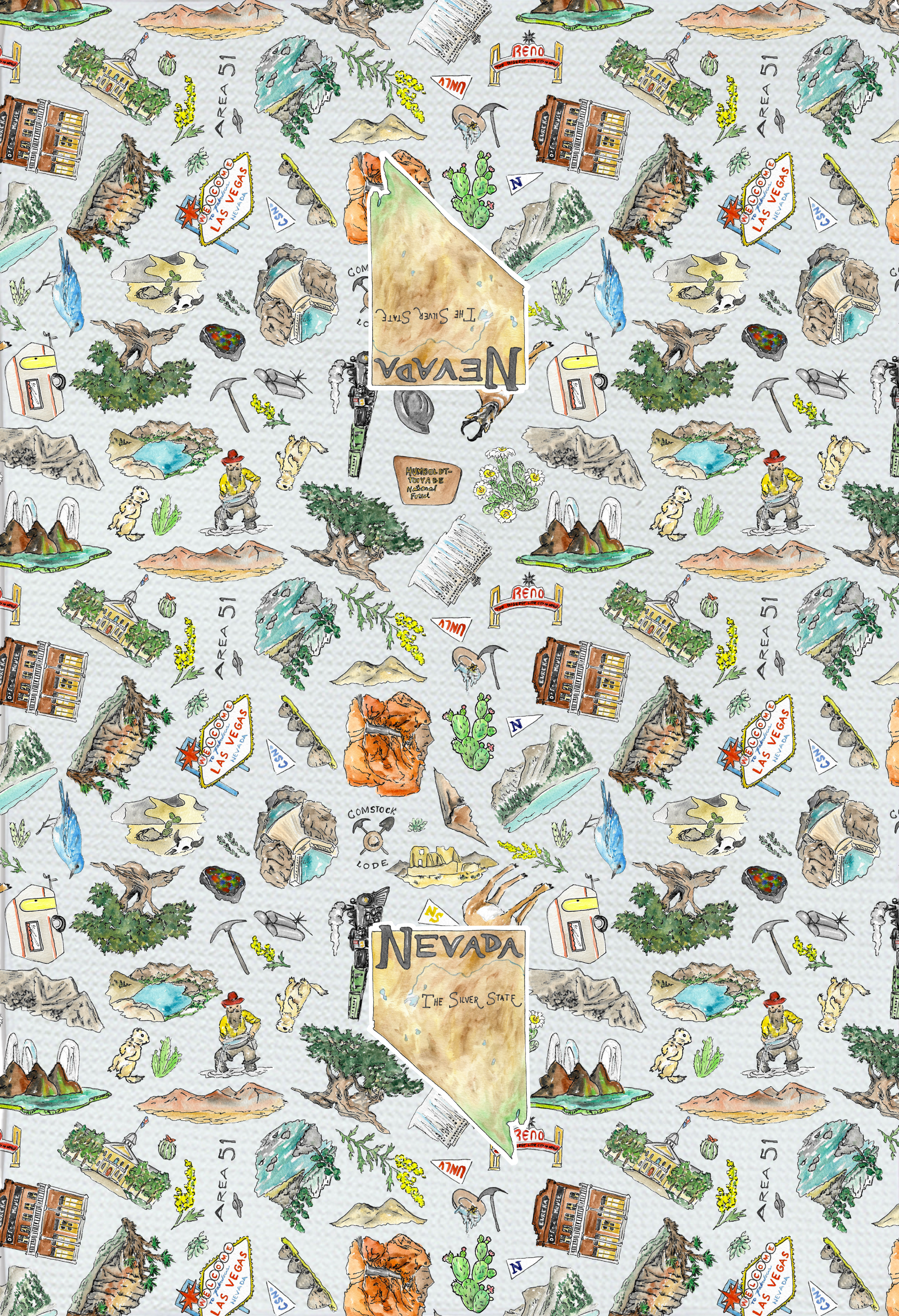 Pippa Nevada tea towel