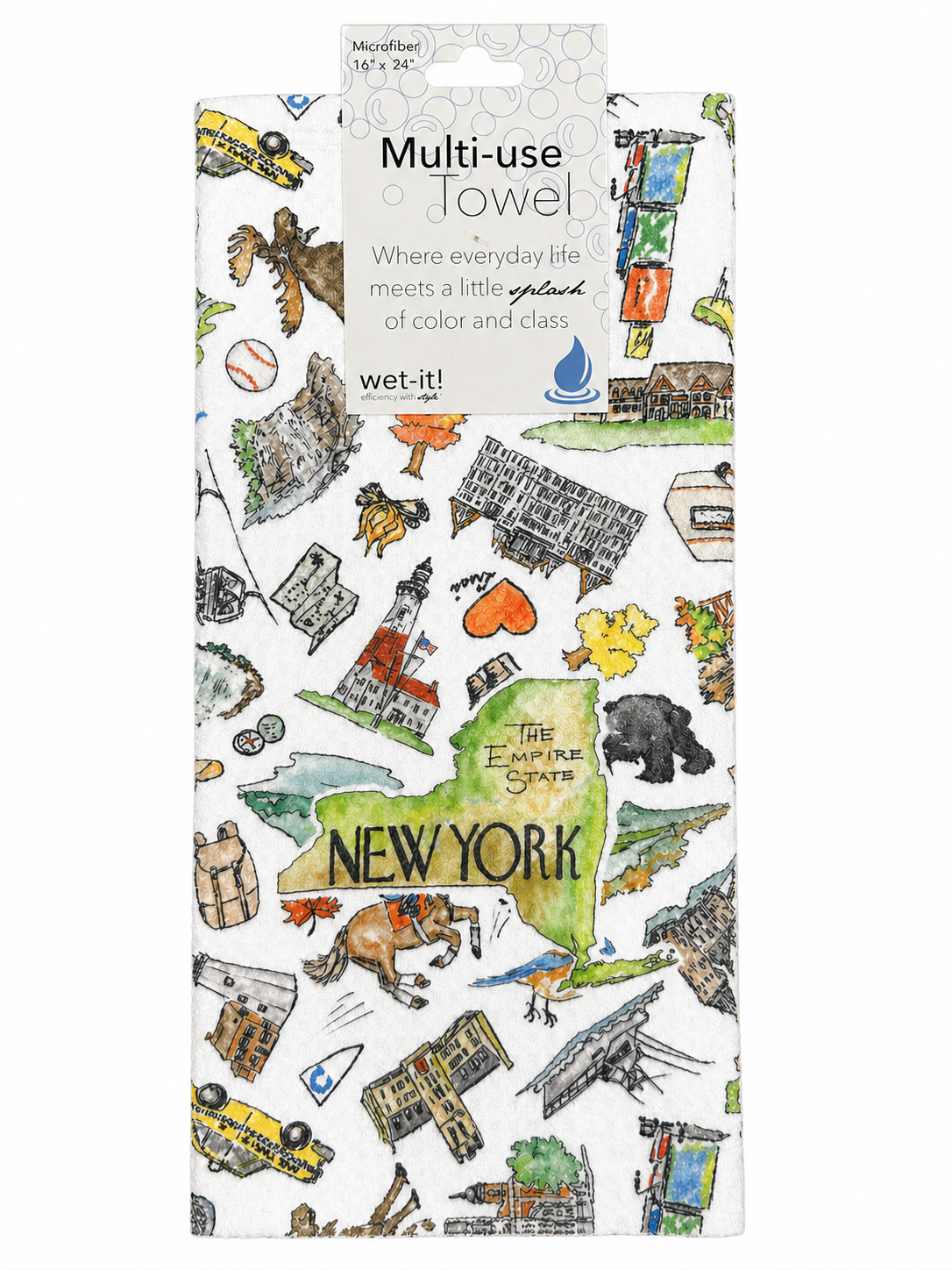 Pippa New York tea towel