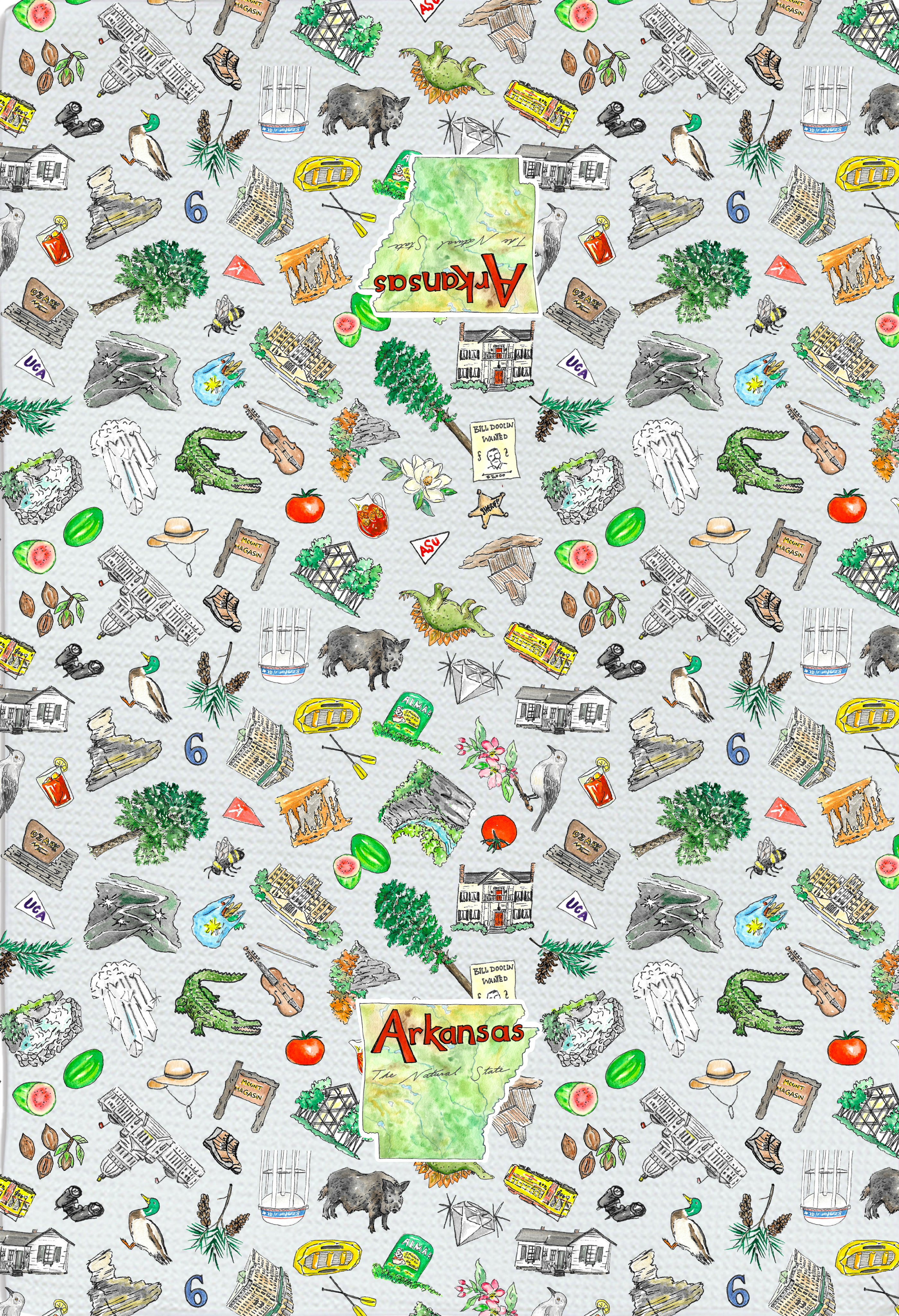 Pippa Arkansas tea towel