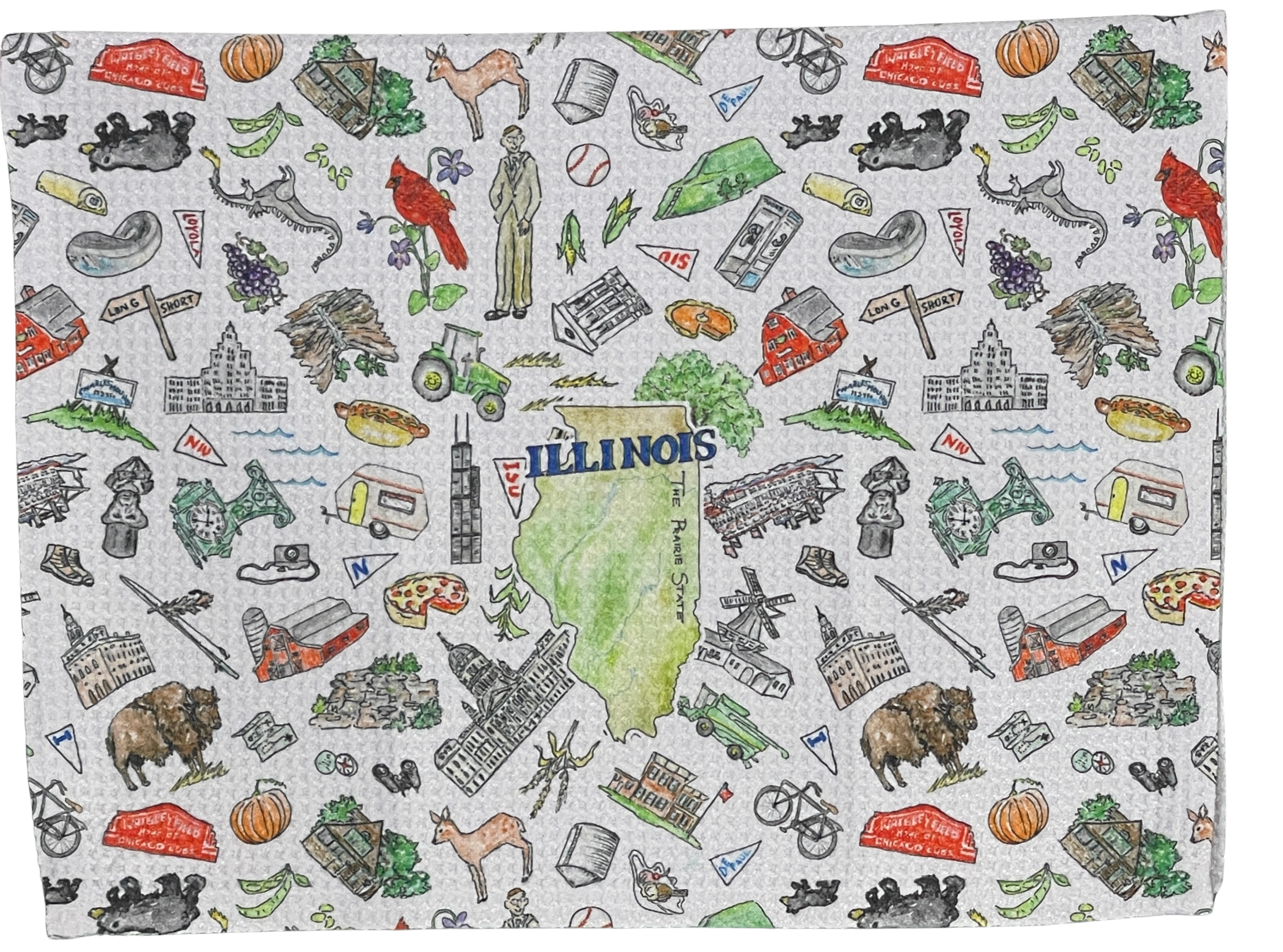 Pippa Illinois tea towel