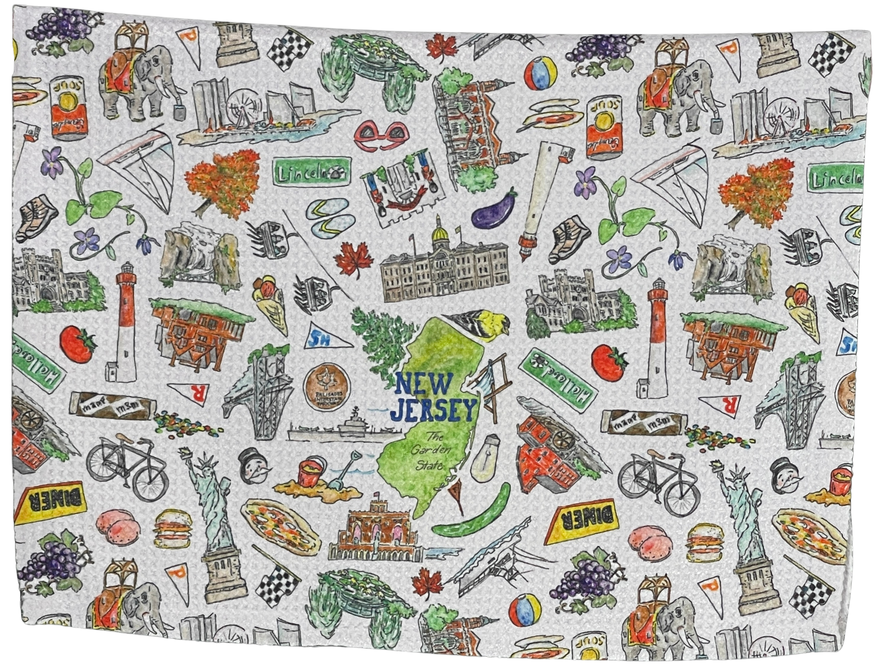 Pippa New Jersey tea towel
