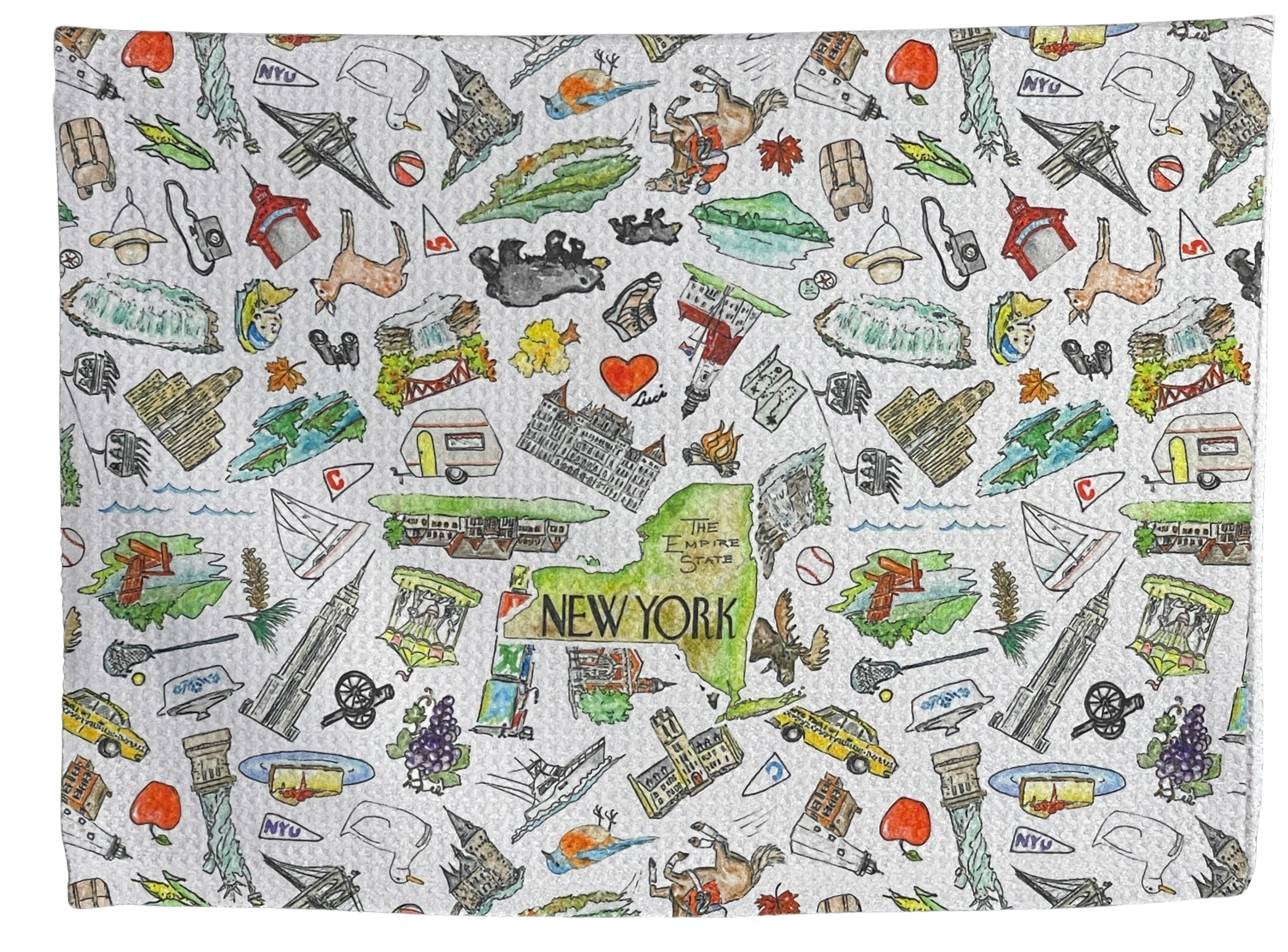 Pippa New York tea towel