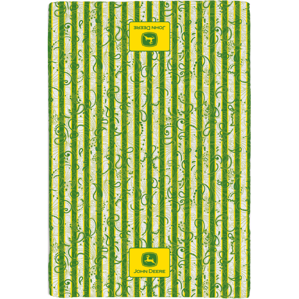 JOHN DEERE Paisley Stripes Towel
