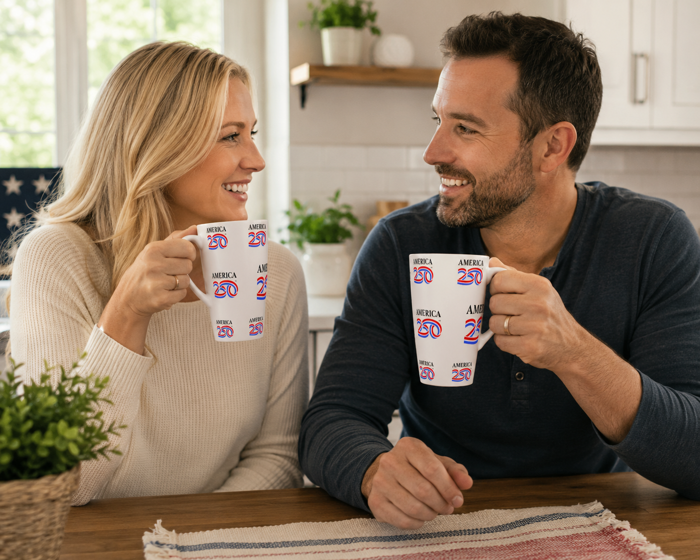 A250 Primary Logo 17oz Latte America 250™ Mug
