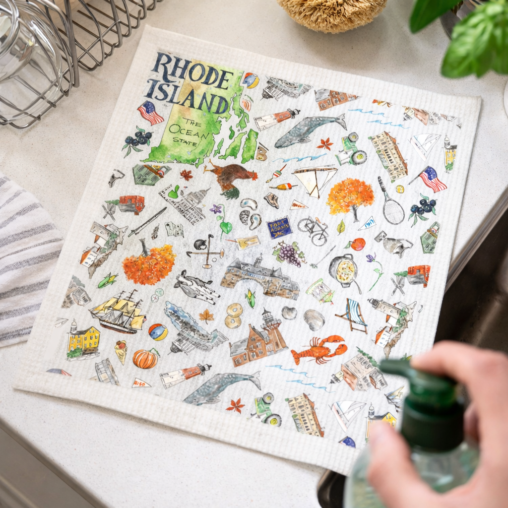 Pippa Rhode Island Wet-it Swedish Dishcloth