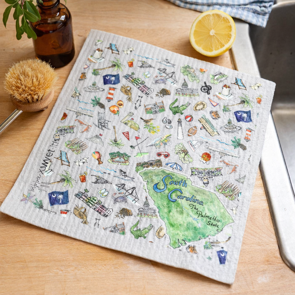 Pippa South Carolina Wet-it Swedish Dishcloth