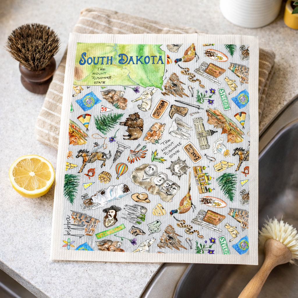 Pippa South Dakota Wet-it Swedish Dishcloth