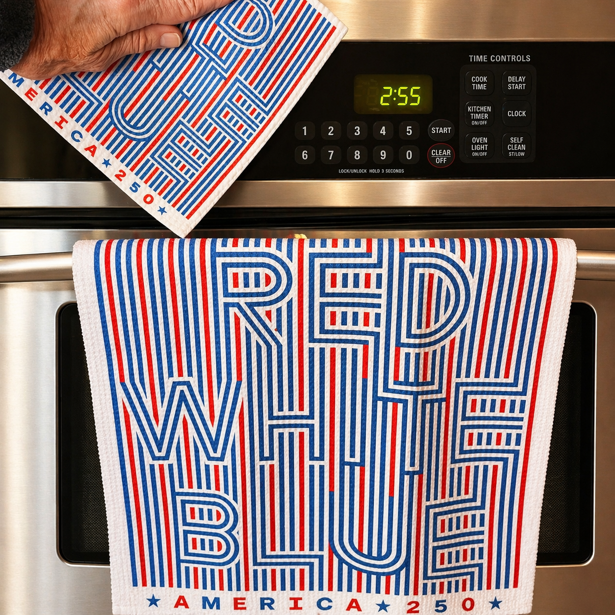 America 250 Stripes towel
