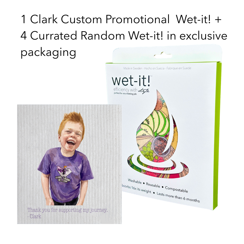Support Clark Wet-it Cleaning Cloth Bundle (5-Pack)