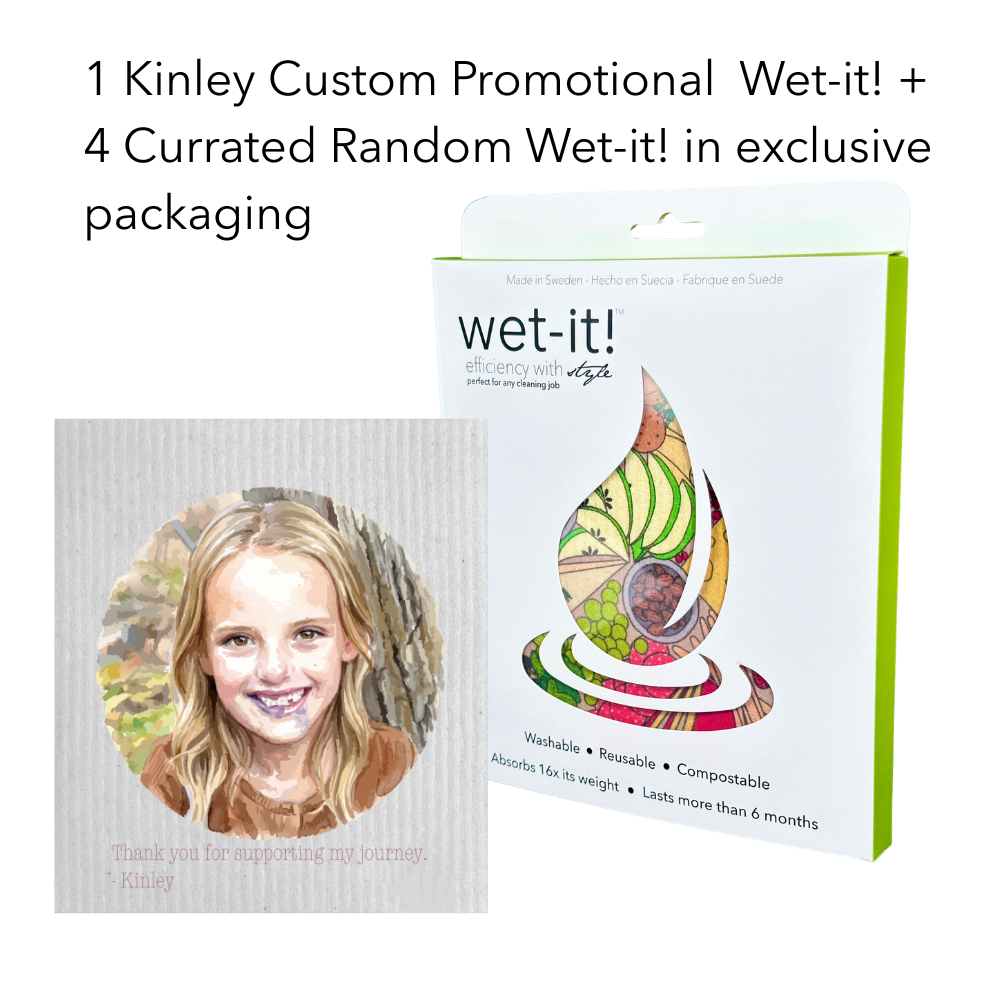 Support Kinley Wet-it Cleaning Cloth Bundle (5-Pack)