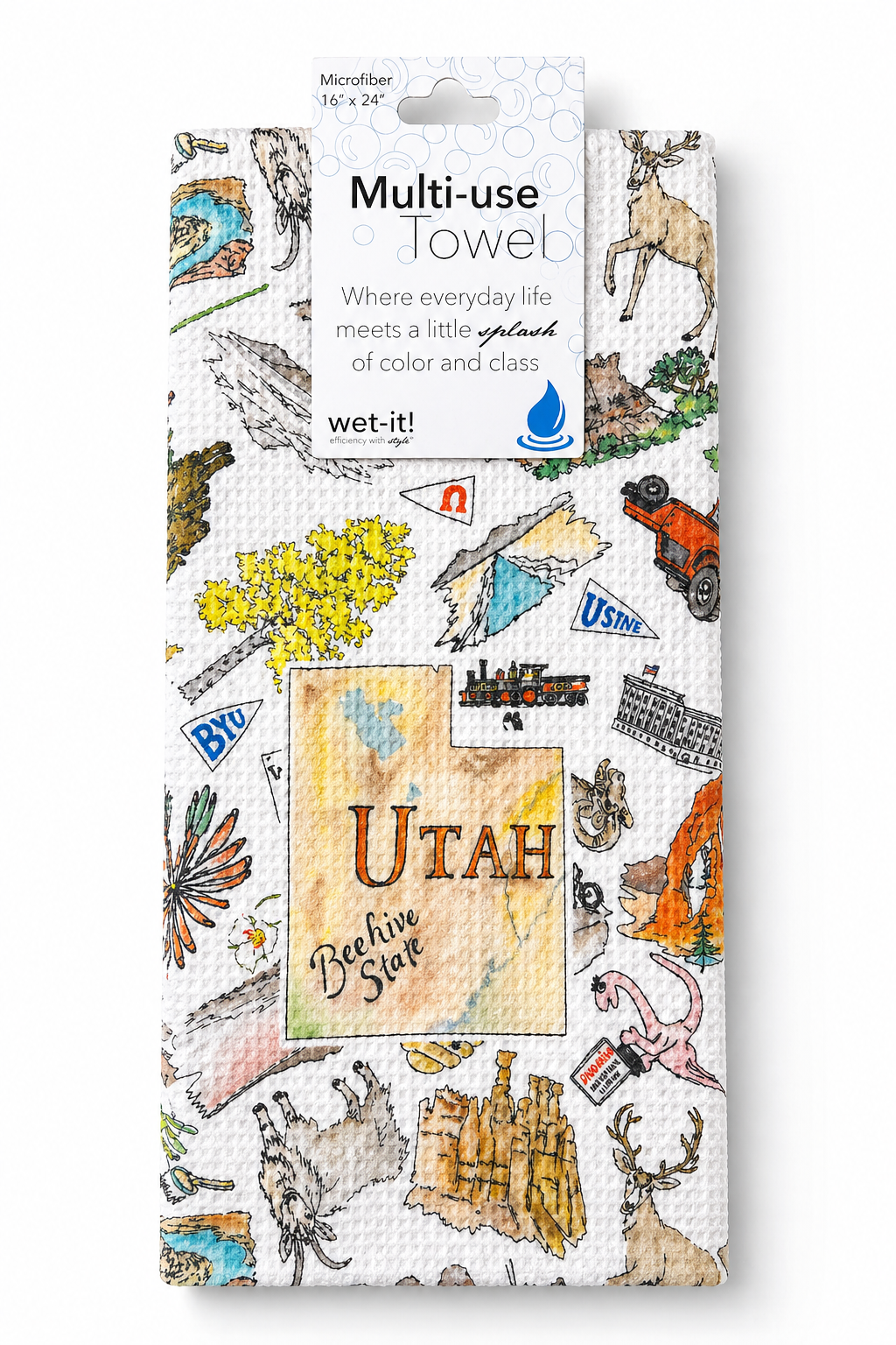 Pippa Utah tea towel