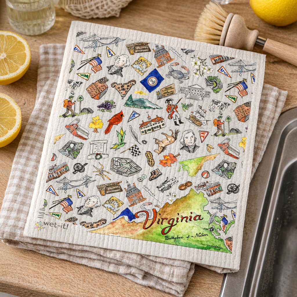 Pippa Virginia Wet-it Swedish Dishcloth