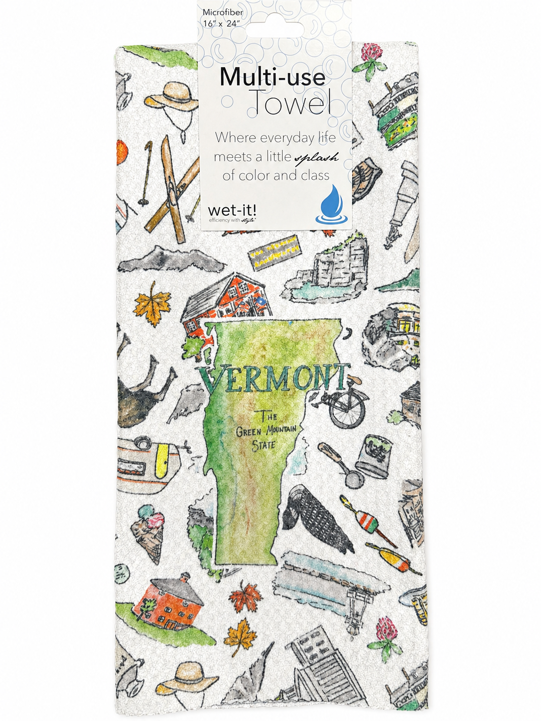 Pippa Vermont tea towel