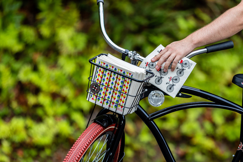 Image of a bike wet-it being used to clean a bicycle