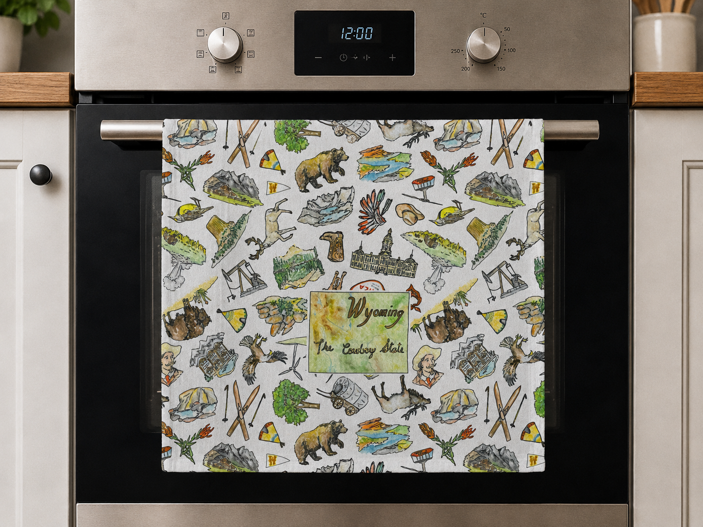 Pippa Wyoming tea towel