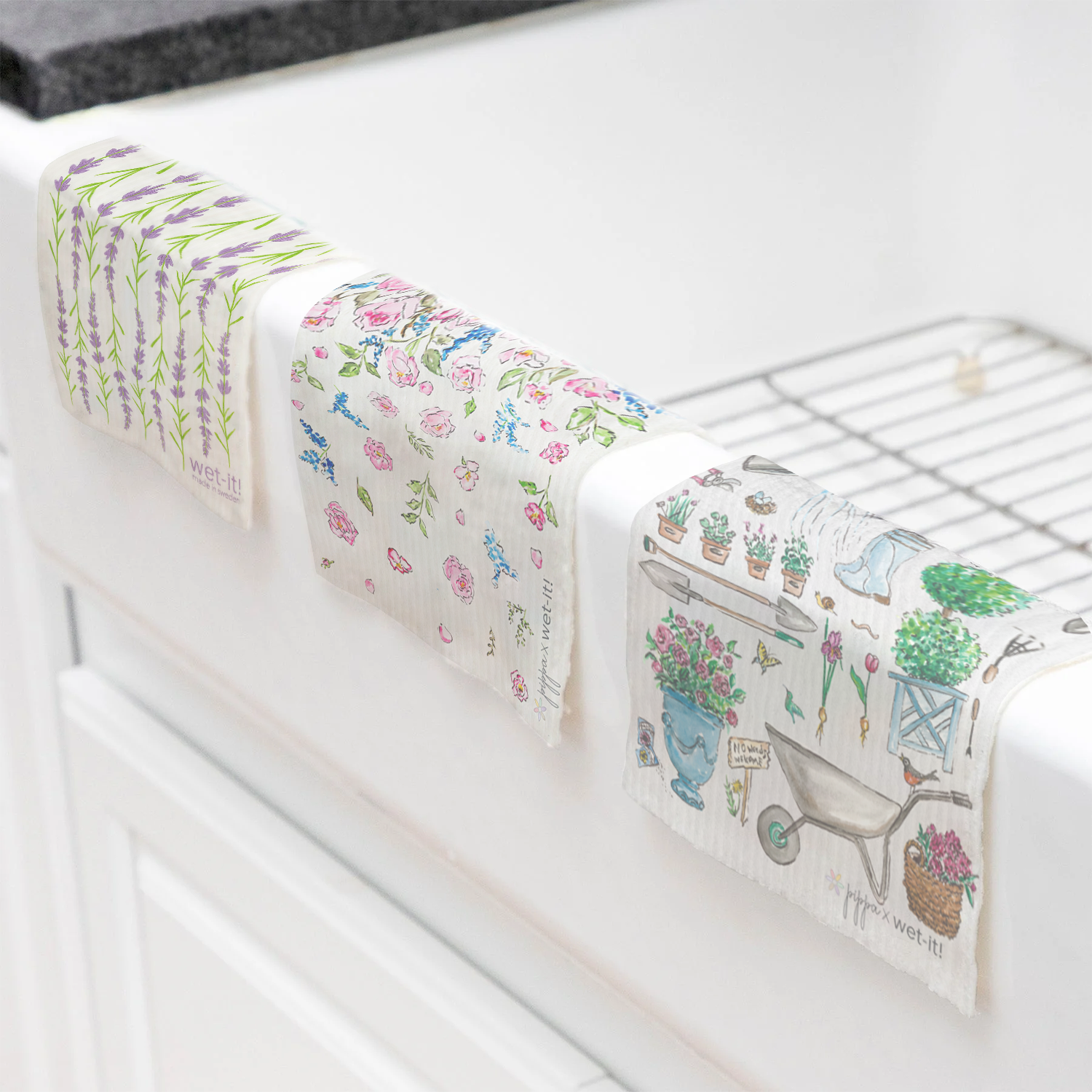 cottage flower garden set