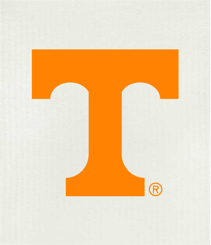 sponge cloths with university of tennessee design