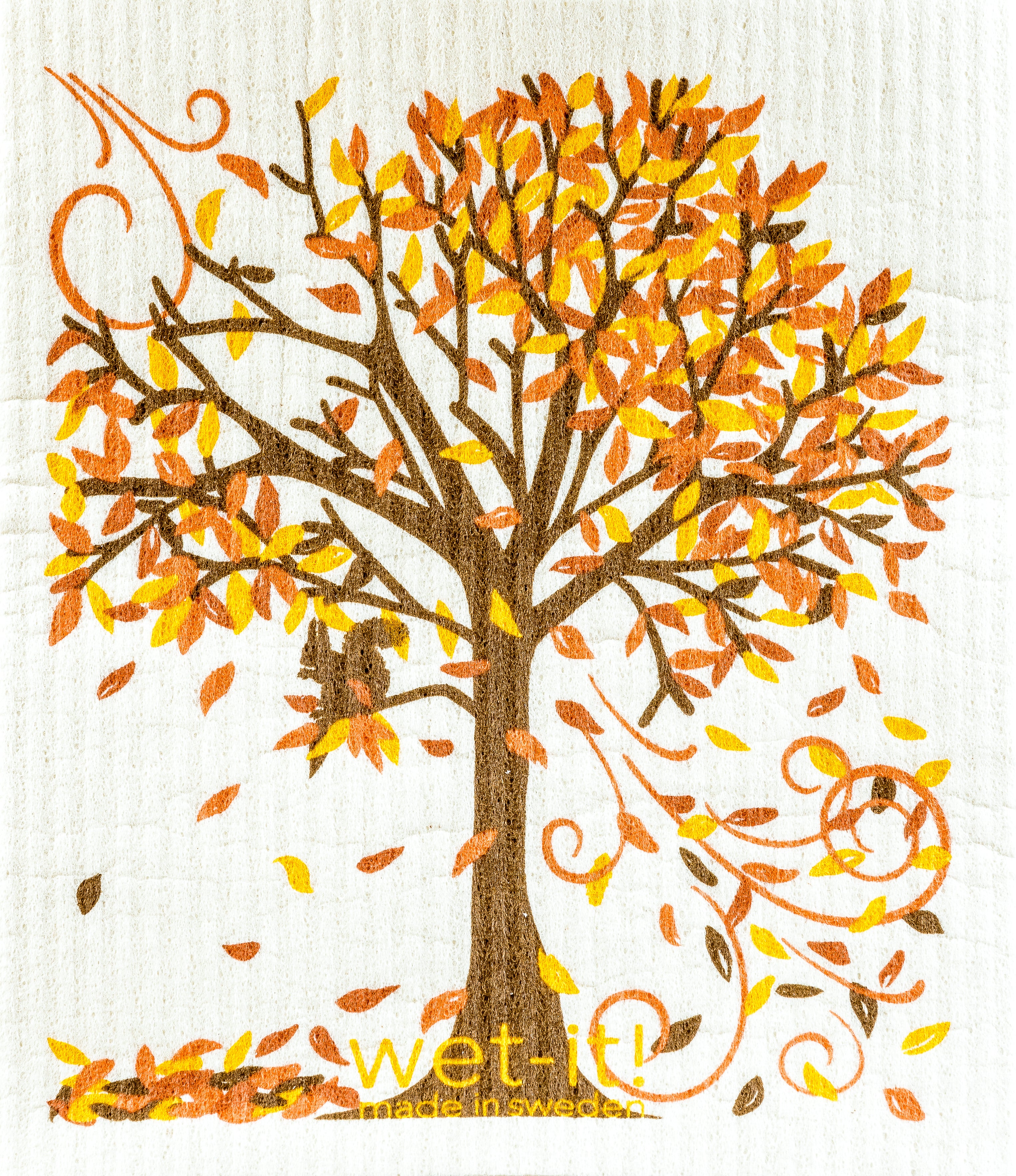 fall tee sponge cloth