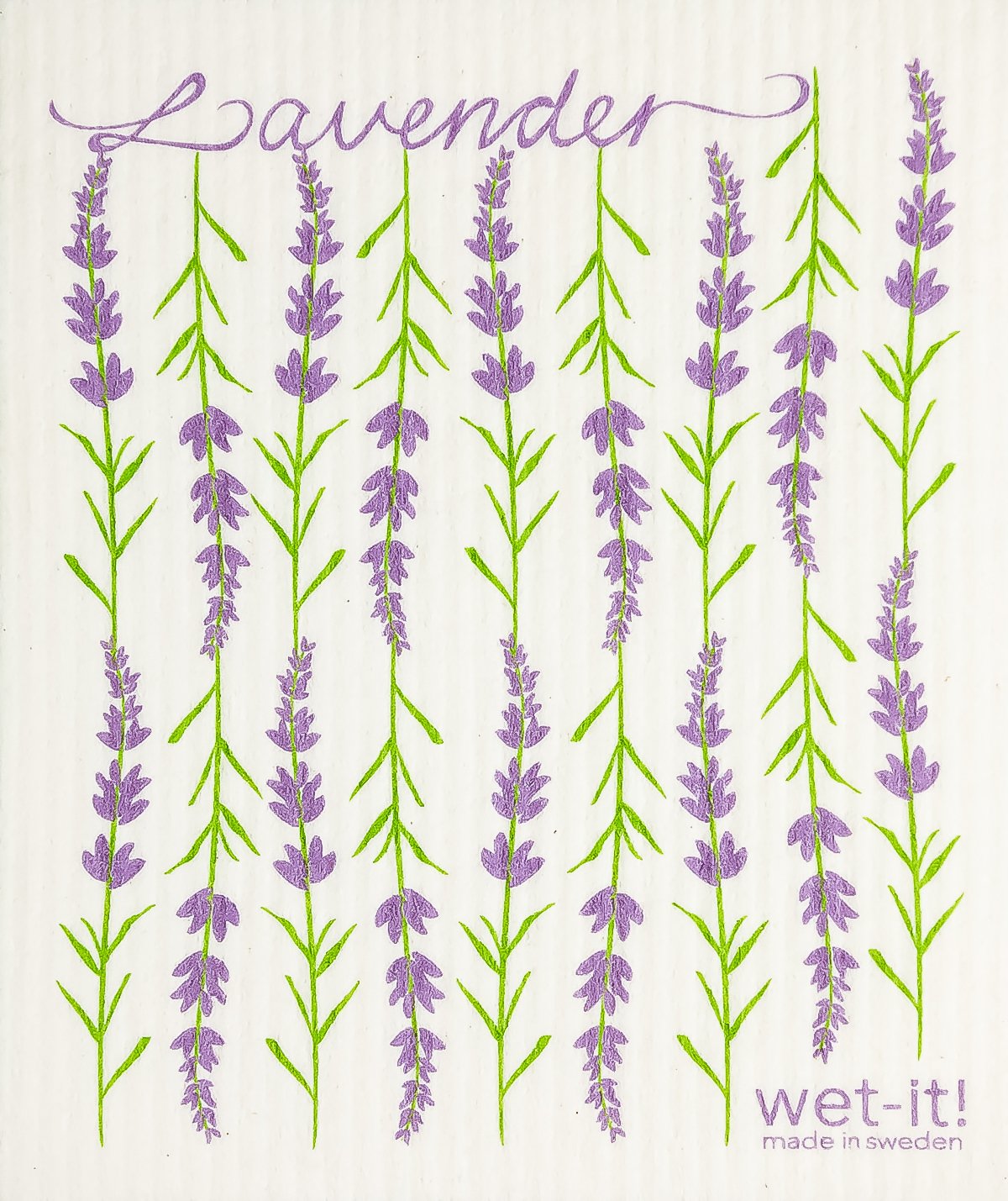 sponge cloth with lavender