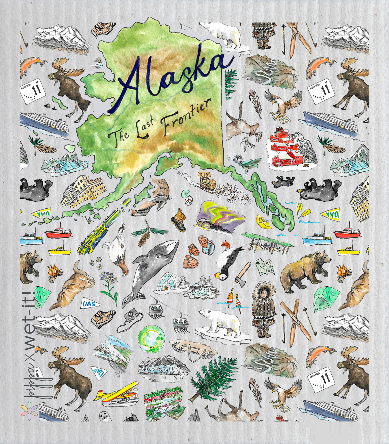 Pippa Alaska Wet-it Swedish Dishcloth