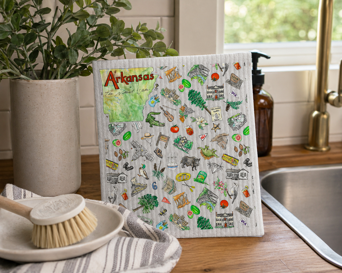 Pippa Arkansas Wet-it Swedish Dishcloth