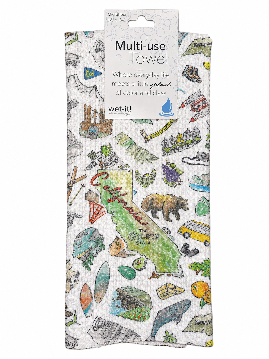 Pippa California tea towel