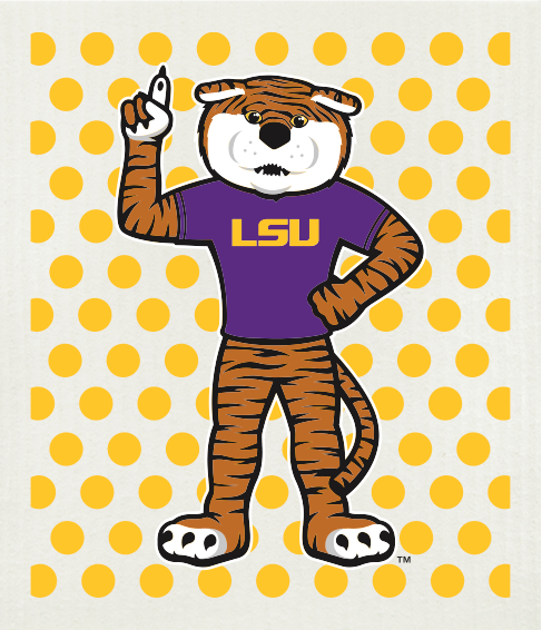 Swedish Cloth with Louisiana State University design #2
