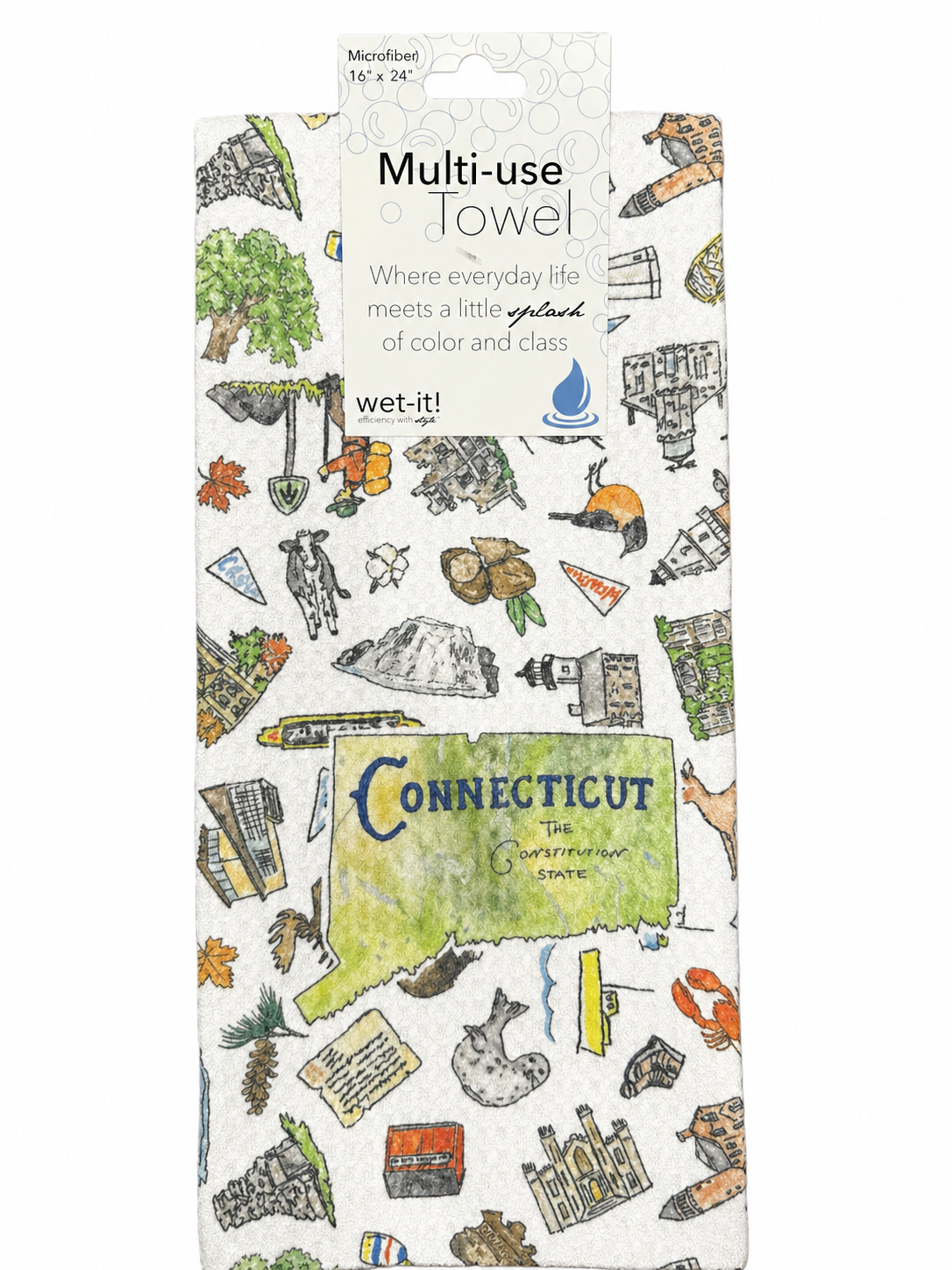 Pippa Connecticut tea towel