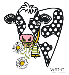 Wet-it! with Happy Holstein Cow design