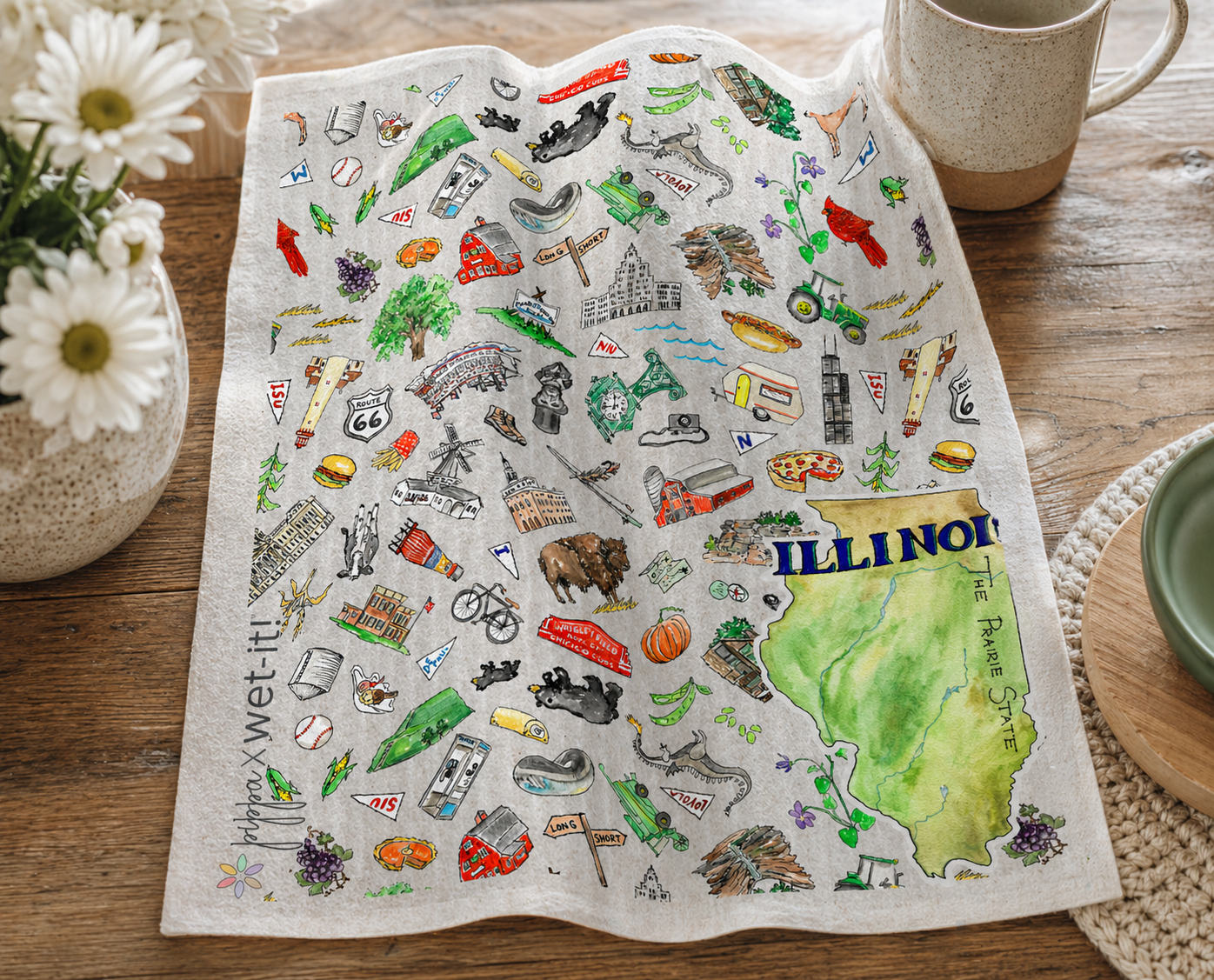 Pippa Illinois Wet-it Swedish Dishcloth