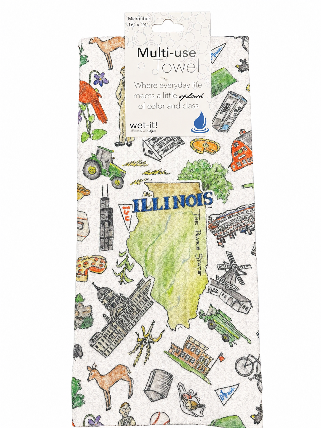 Pippa Illinois tea towel