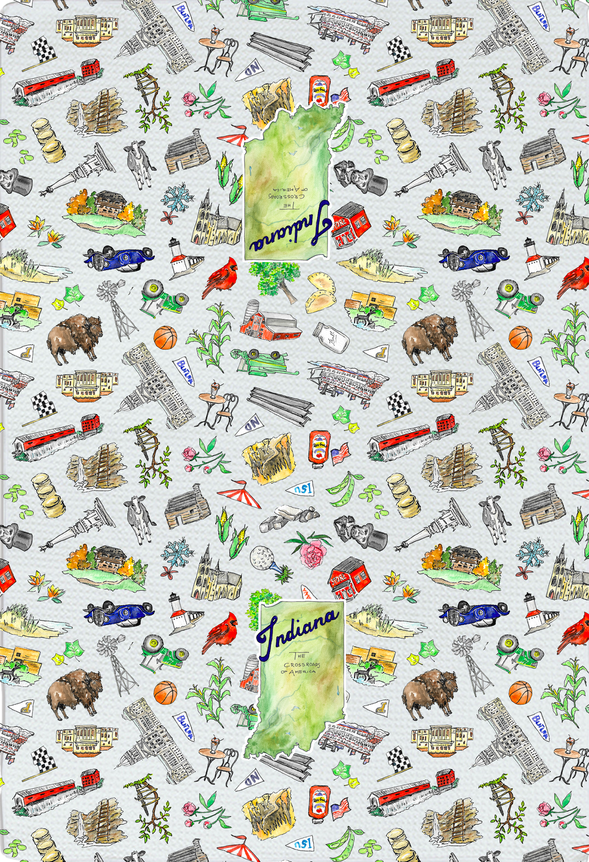 Pippa Indiana tea towel